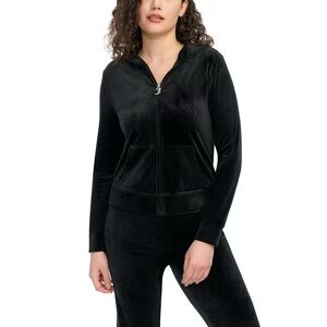 Juicy Couture Black Velour Hoodie